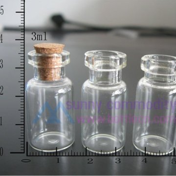 cylindriod vials with corks