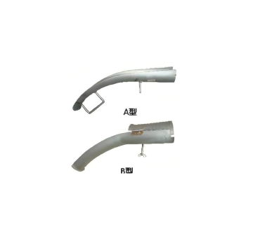 Cable protection bending plate with hole opening