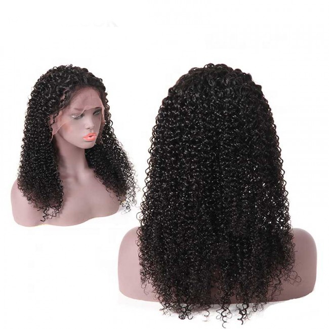 Huashuo 50% OFF Glueless Lace Human Hair Wigs For Black Women, Indian Virgin Hair Wigs Water Wave Lace Front Wigs With Baby Hair