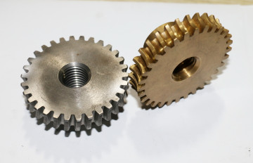 Worm gear and gears