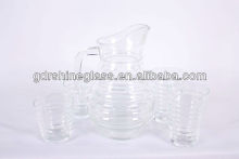 7pcs glass drinking pitcher set