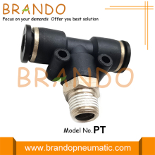 PT Male Branch Tee Pneumatic Hose Fitting