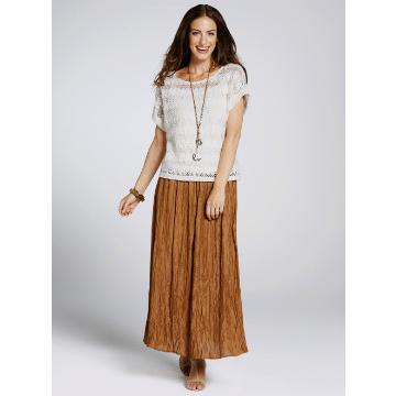 BOXY LACE TOP WITH CAMI