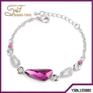 Crystal bracelet jewelry wholesale white gold bangle bracelet