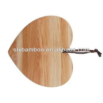 cheap wood chopping board with hole line