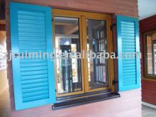 ROOMEYE wooden Shutter glass door block glass
