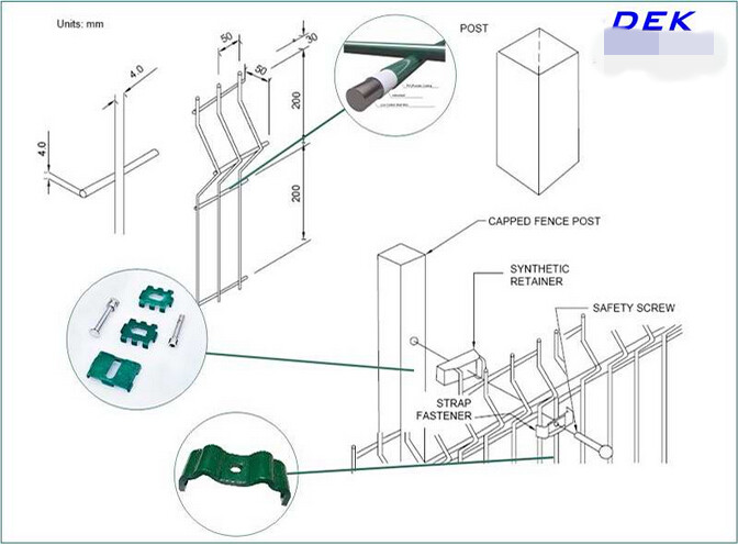 Hot Sale High Quality PVC Coated Welded Wire Mesh Fence