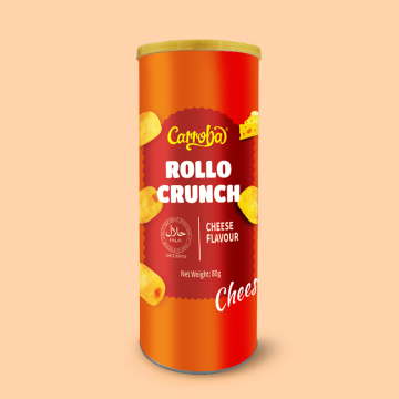 Carroba Rollo Crunch Snacks With Cheese Flavour