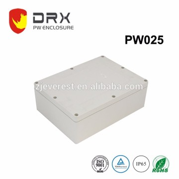 Plastic junction box with custom logo