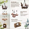 Gnome Wind Chimes con 6 campanas más grandes