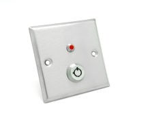 No / Nc Alarm Emergency Panic Button , Key Reset Personal Panic Button