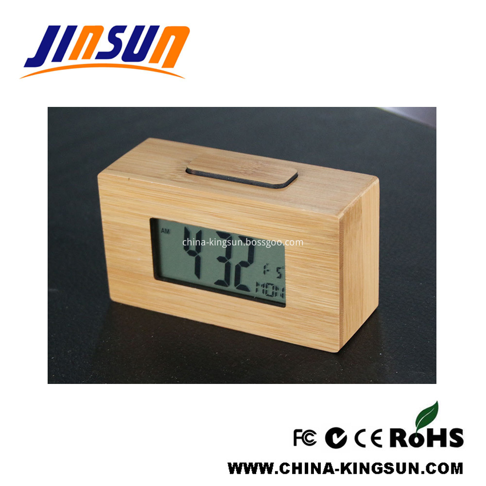 Bamboo Table Clock