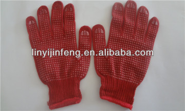 esd pvc dotting gloves esd conductive gloves
