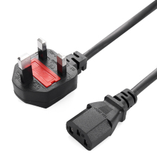 3 Pin UK Plug Computer Power Cable 1.5m