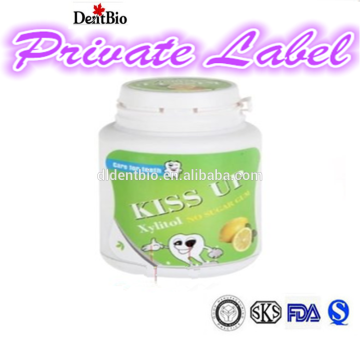 Orange gum xylitol chewing gum orange flavour chewing gum orange candy