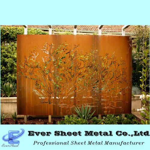 Beautiful design laser cut decorative outdoor metal screen