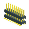 2.54mm MaleHeader Dual Row Double Plastic SMT