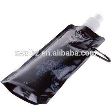 Reusable and folding sport drinking bottle / foldable water bag