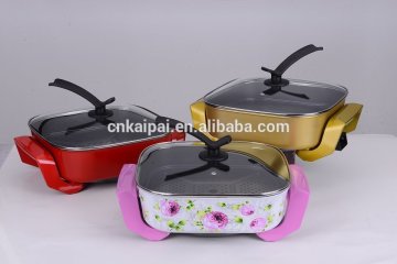 Multi-function Korean Electric Grill Pan , Multifunctional Cooking , multi-function electric pizza pan