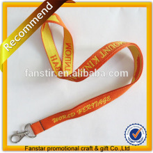 Supply all kinds of branded woven lanyard,flat woven lanyard