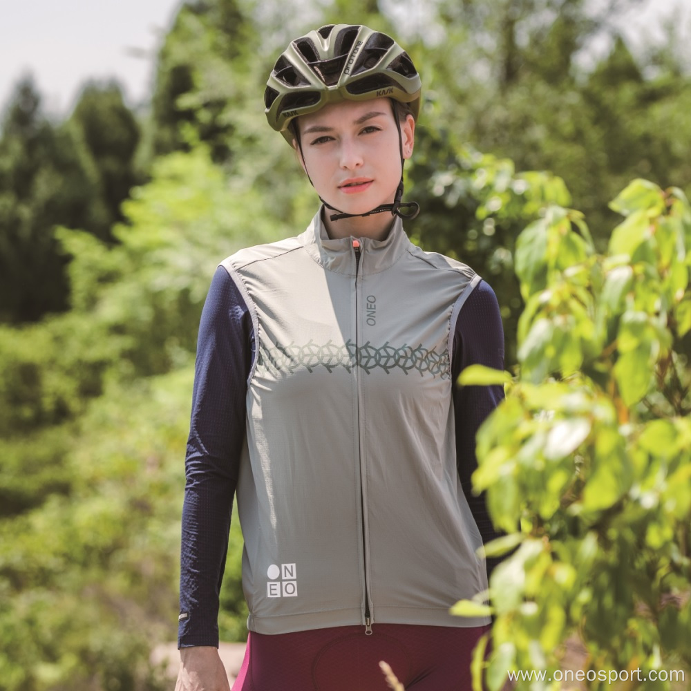 Women's Pro Team Cycling Gilet Wind Vest