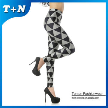 Polyester spandex leggings printed leggings for women