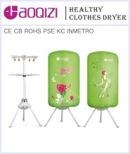 Round Heating Clothes Hanger Dryer with towel rack