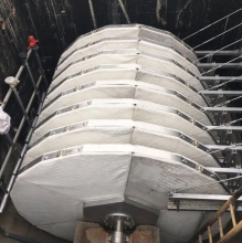 Fiber rotary filter cloth filter