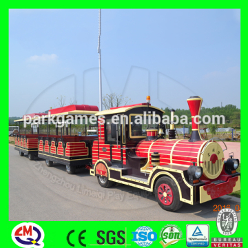 Christmas road train theme park railless train
