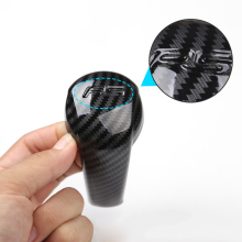 ABS Carbon Fiber Gear Shift Knob Cover for Mazda 3 Axela CX-5 CX5 2014-2020