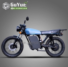 Sleek Electric Cafe Motorcycle