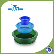 New design non stick silicone molten lava cake mold for wholesales