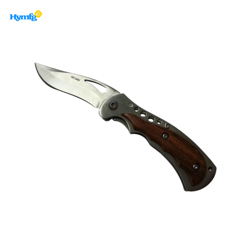 Perfect Inlay Handle  Folding Wooden  Knife