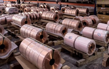 Copper strip for radiator