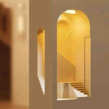 Custom Modern Art Plaster Wall Lamp