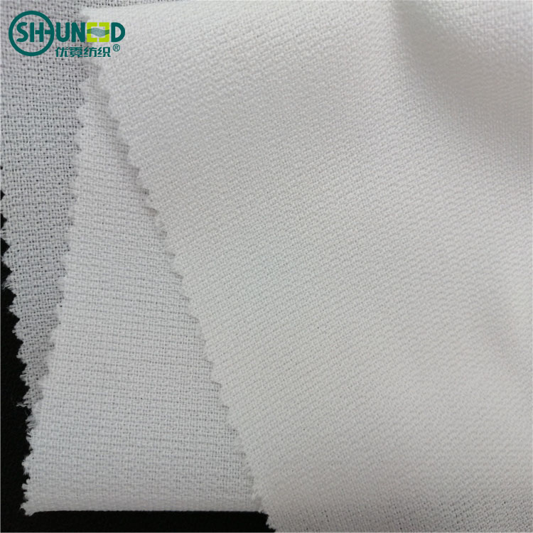 Best Selling 90gsm Broken Twill Woven Fusible Interlining for Men and Women Suit