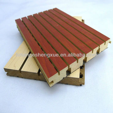 soundproof slat wood panel walls