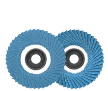 flap disc for sharpening lawn mower blades
