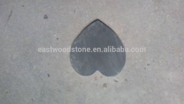 slate coaster heard shape