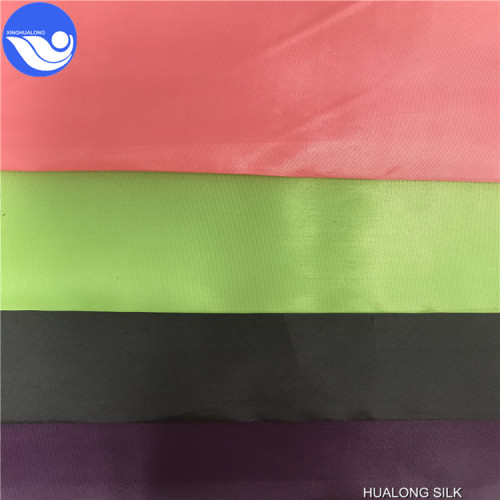 Soft Smooth Polyester Silk Taffeta Use For Garments