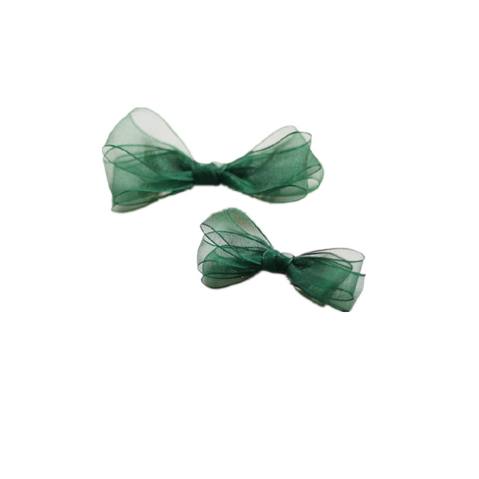 Organza Bow green