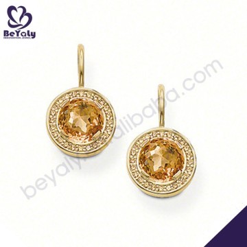 14k gold jewelry wholesale topaz earring