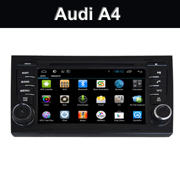 Audi A4 Car DVD Multimedia Player Android 4.4 Quad Core System