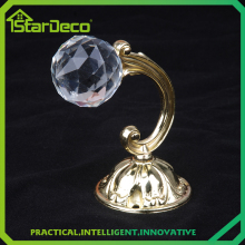 popular window curtain rod hook / gold color luxury curtain hook