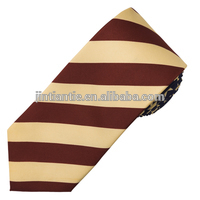 2016 cheap red and white funny polyester printed boys neckties for april fool