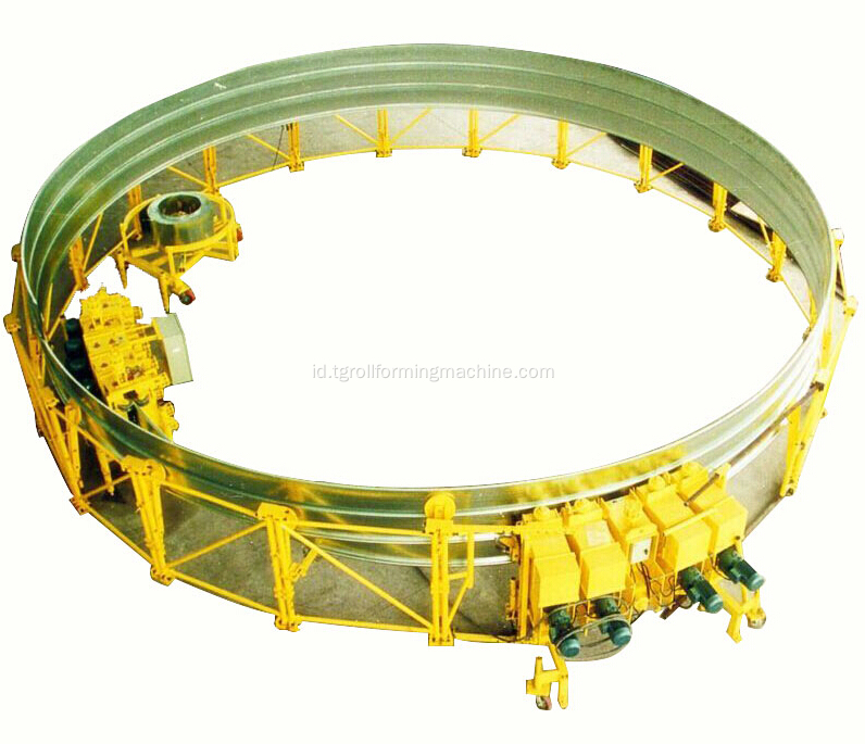 Pengolahan air silo roll membentuk harga mesin