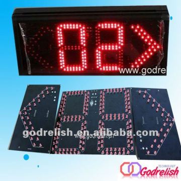 New Carparks queue system,led queue system