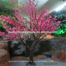 SJLJ013546 artificial cherry blossom tree with lights decorative led tree for wedding decoration