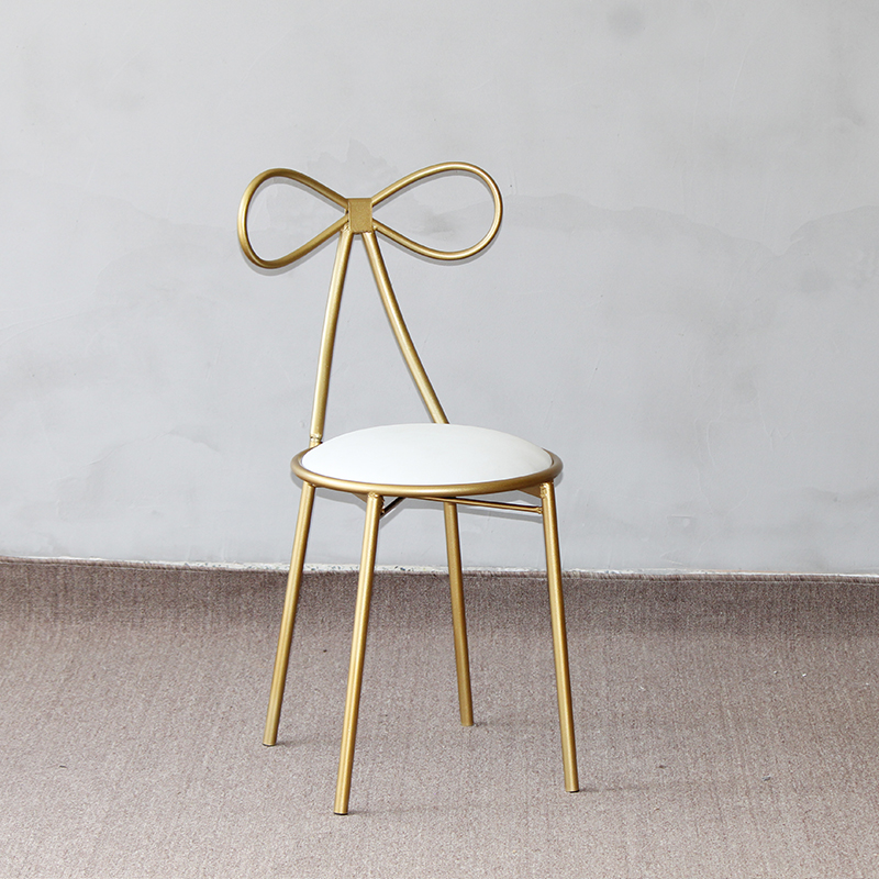 gold stainless steel chair