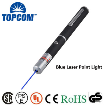 Blue Red Green LED Flashlight Torch Light With Laser Pointer